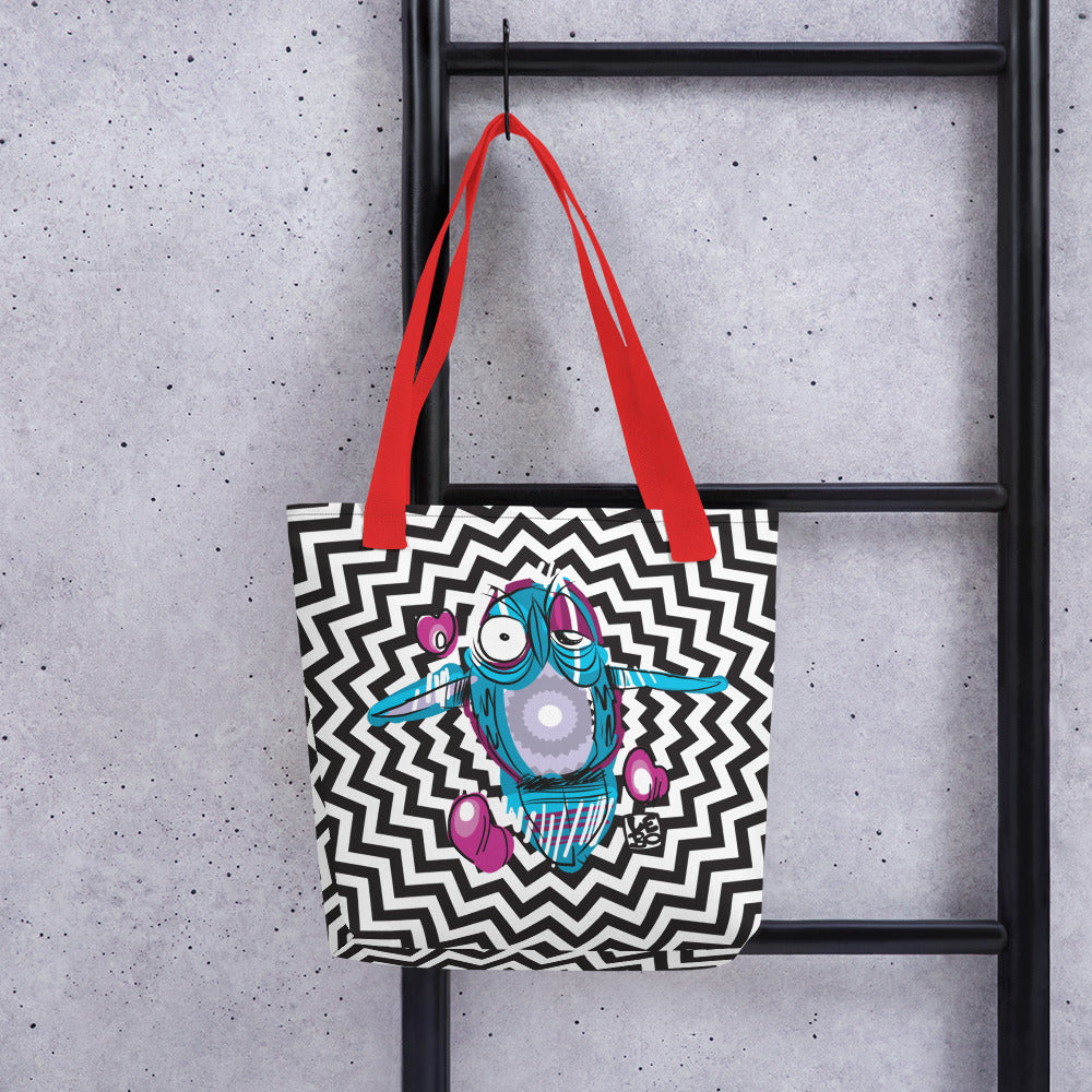 Spiraling Owl (V3) – Lebo Tote bag
